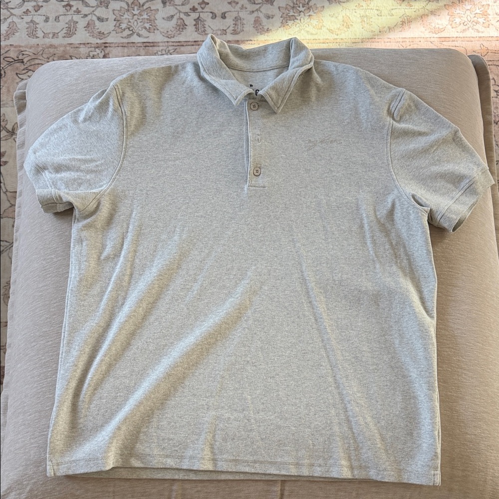 YoungLA Light Gray Polo Shirt
